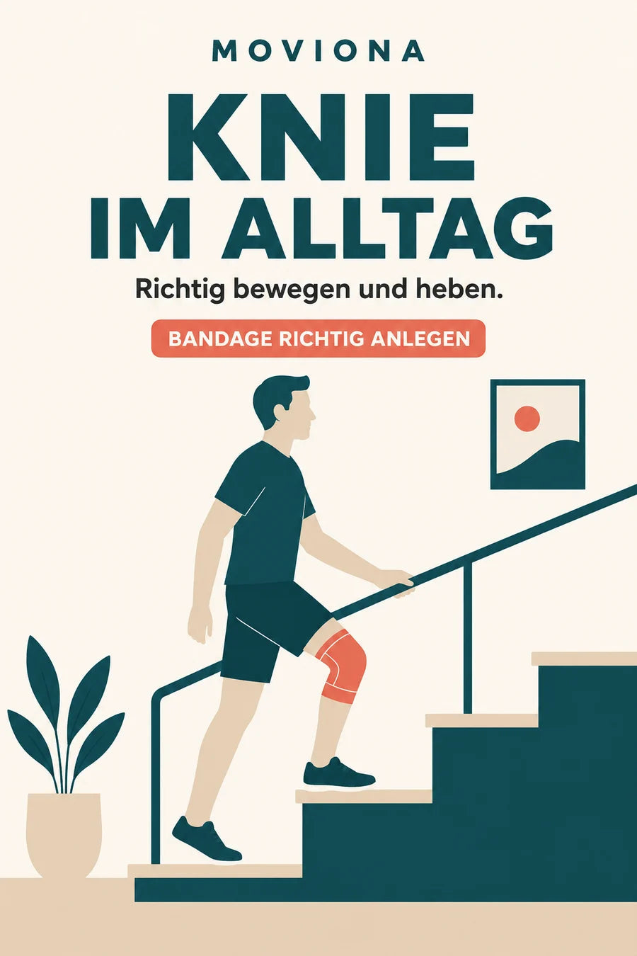 Titelbild des E-Books Knie im Alltag von Moviona