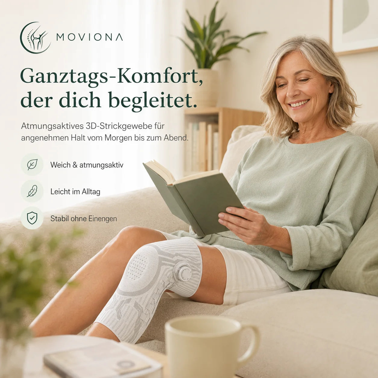 Ganztags-Komfort: angenehmer Halt vom Morgen bis zum Abend