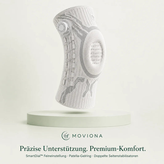 Moviona SmartDial Kniebandage — präzise Unterstützung und Premium-Komfort